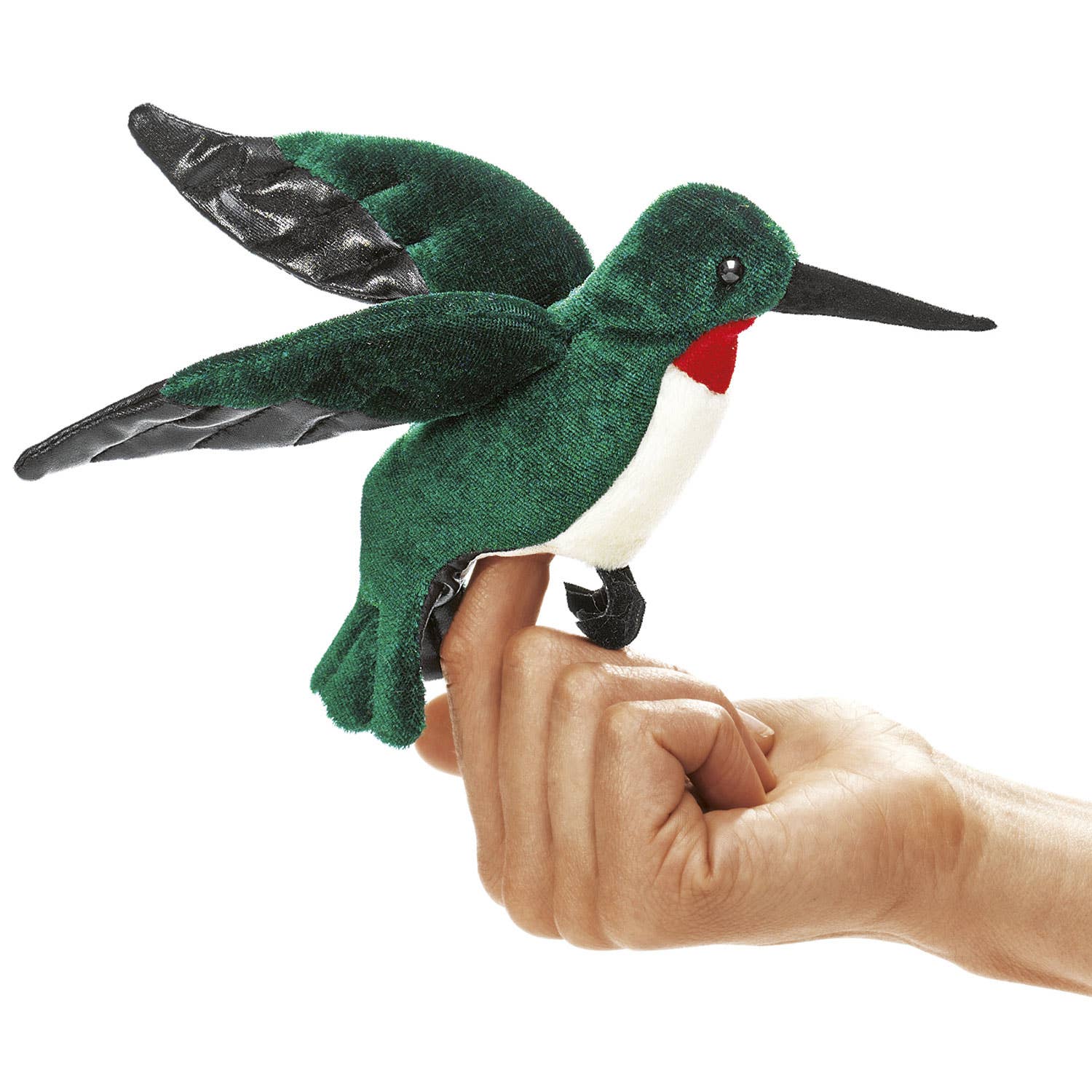 Marionnette à main Mini colibri 2691/ Mini colibri Folkmanis réaliste
