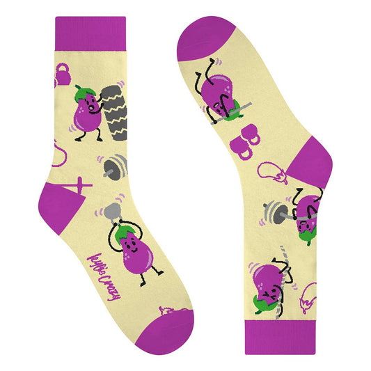 Chaussettes Aubergines Sportives