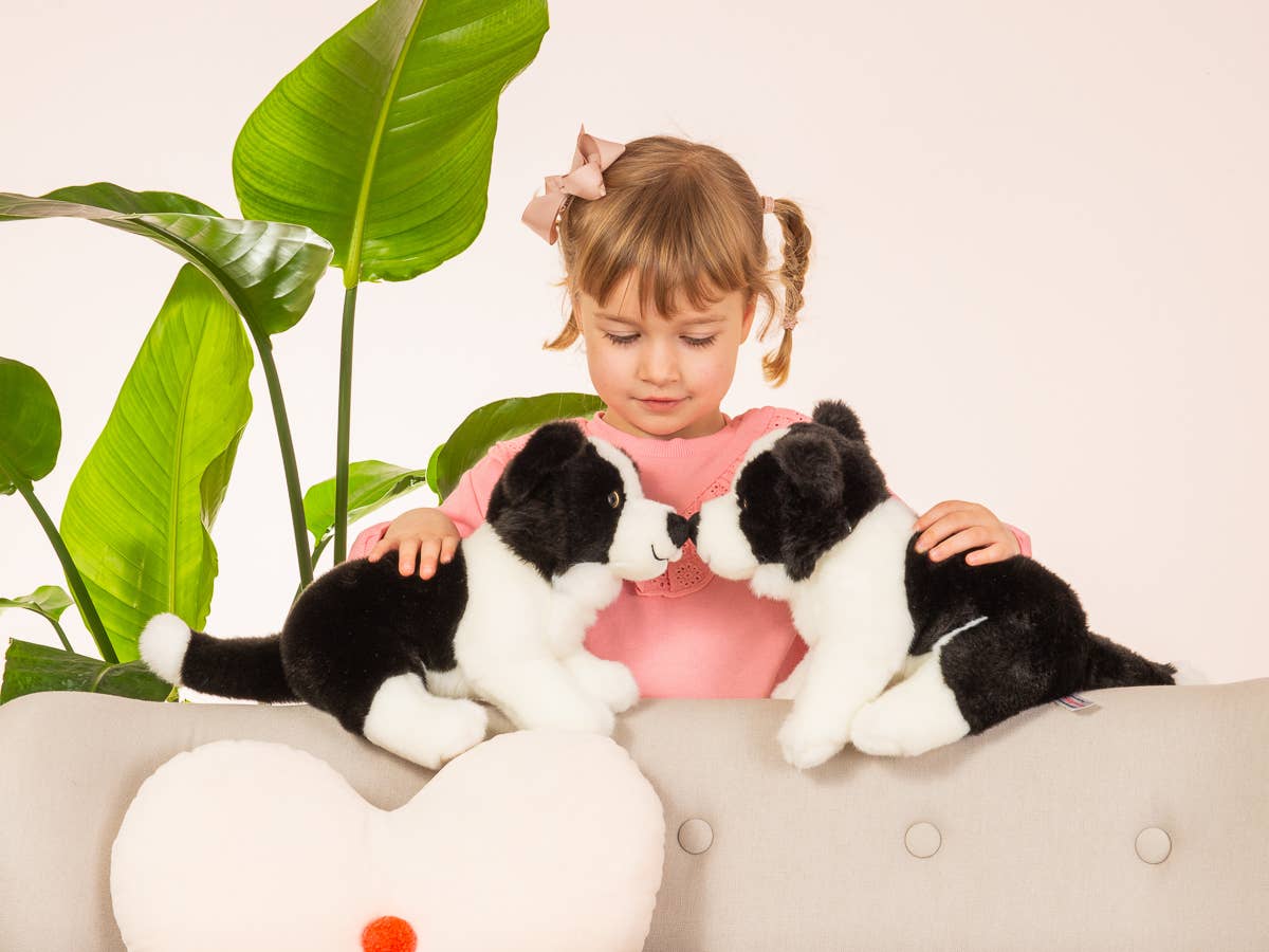 Peluche Chiot Border Collie – 25 cm - Teddy Hermann