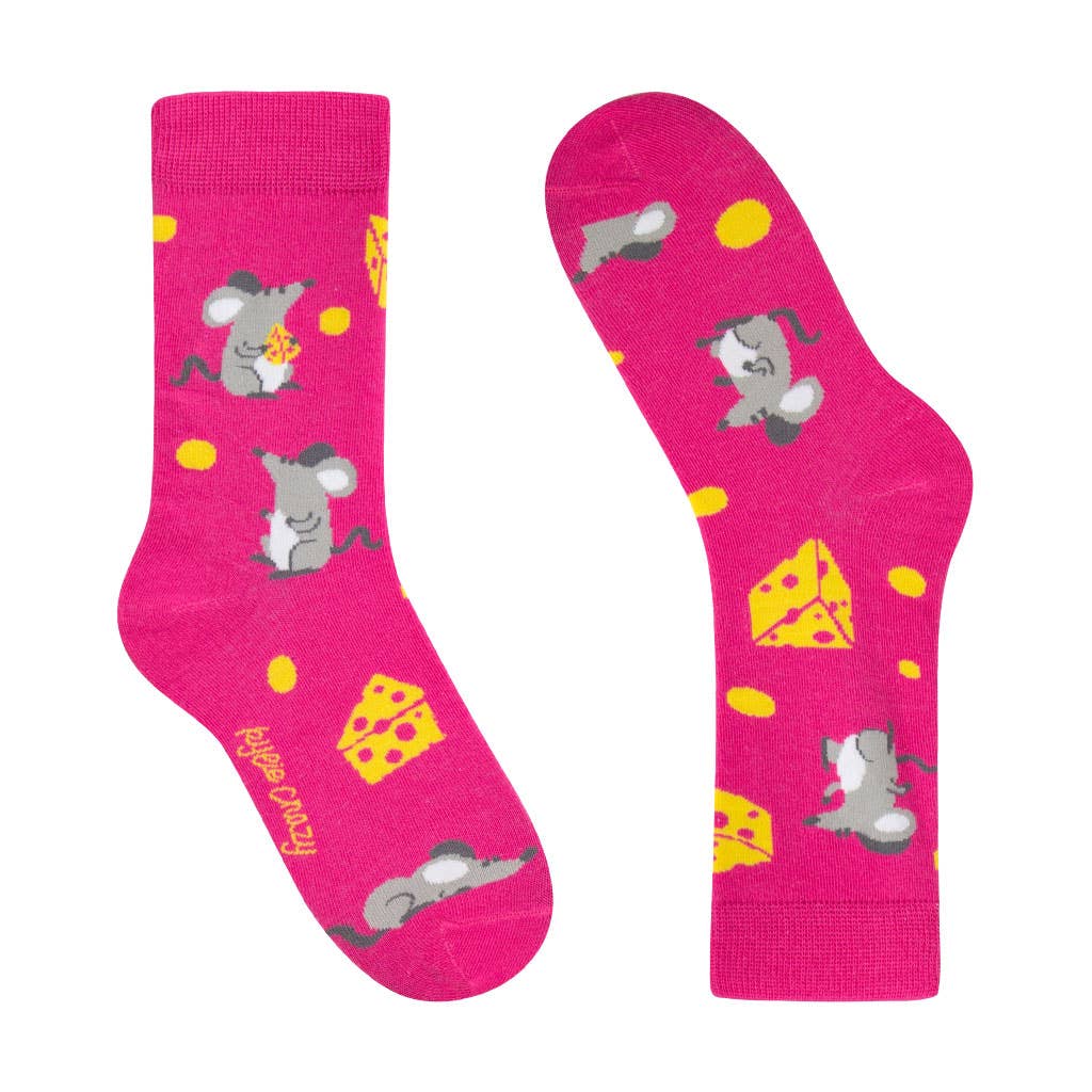 Chaussettes Enfant Souris et Fromages