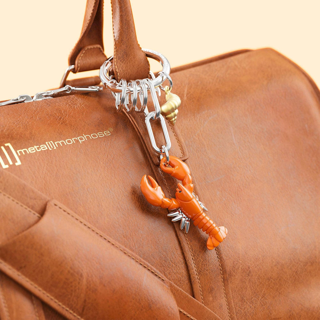 Lobster charm keychain