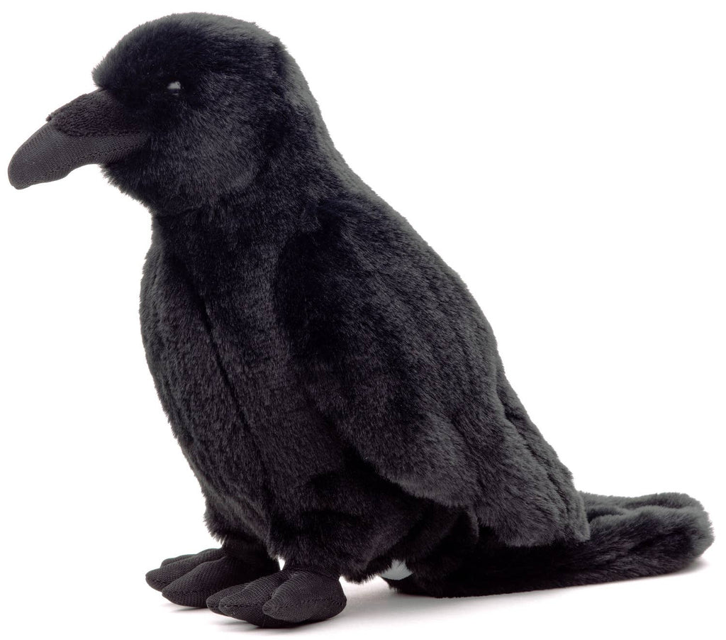Corbeau noir - Avec voix chantante - 23 cm (hauteur) Uni Toys