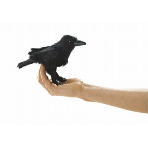 Marionnette à mano Mini Corbeau 2698/ Mini Corbeau Folkmanis realista