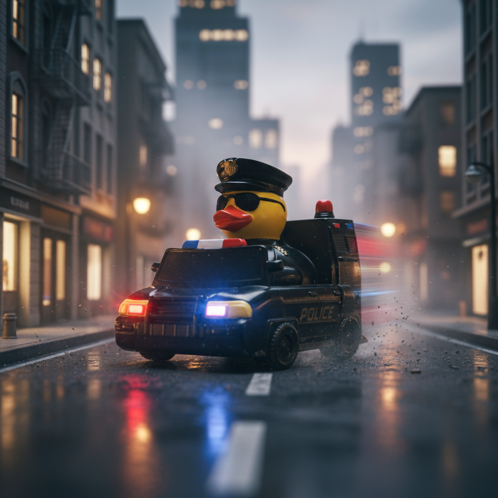 Entenpolizeiauto
