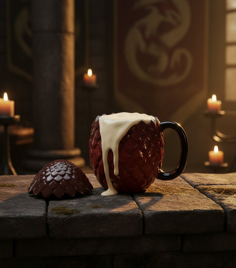 Mug 3D Game of Thrones - Œuf de Dragon - produit Joy Toy