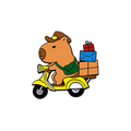 pins capybara sur scooter