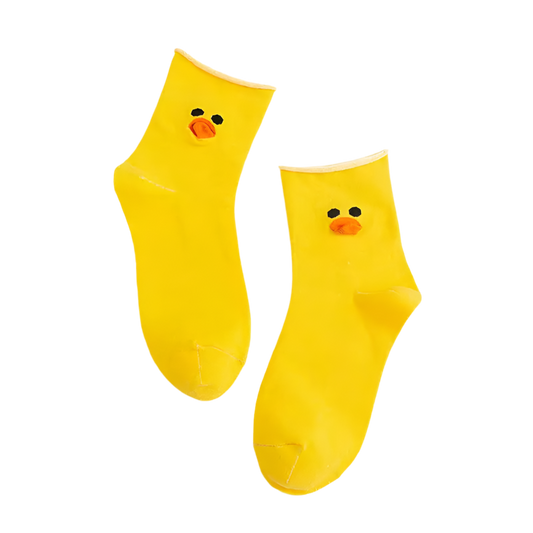 Chaussettes Canard Jaune