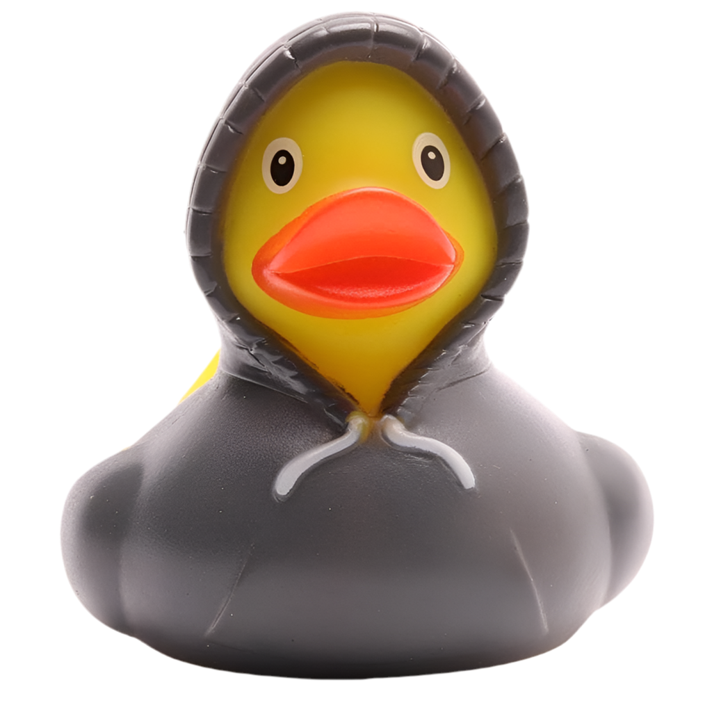 Hanorac cu glugă Duck - Gri