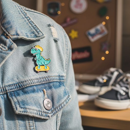 Pin's T-rex Skater