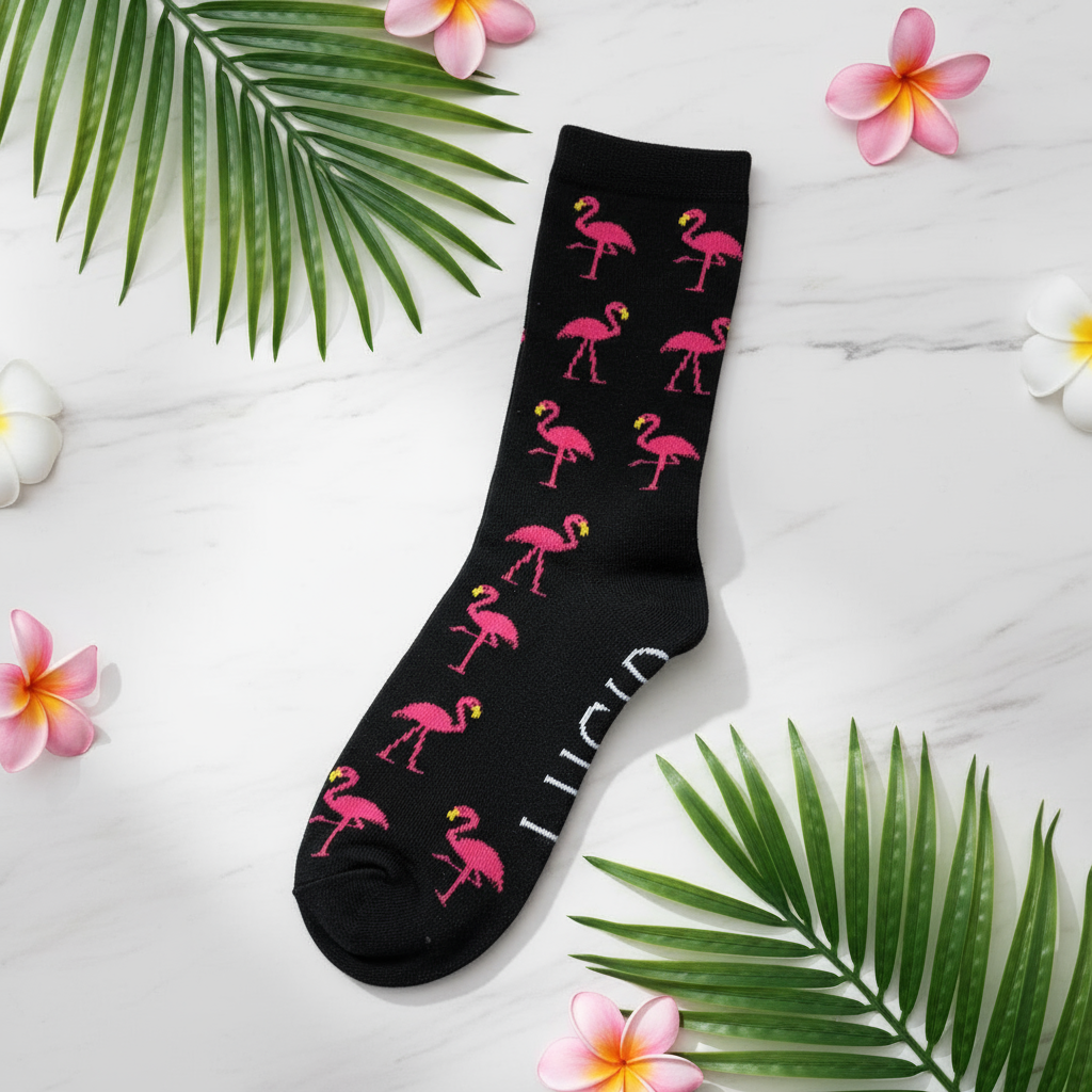 Flamingo-Socken