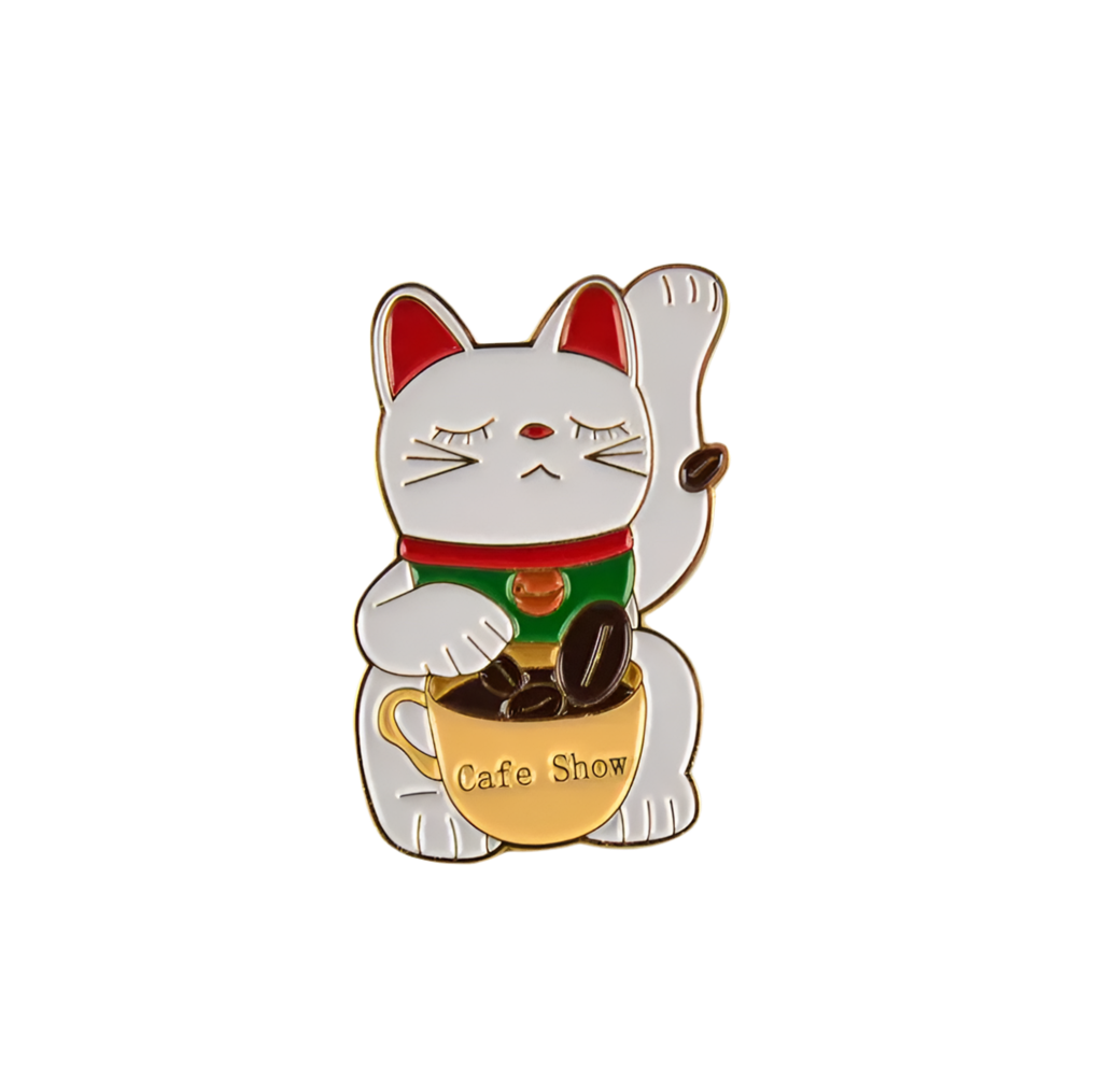 pins chat chanceux coffee show lcc PIN LCC 005 09240908