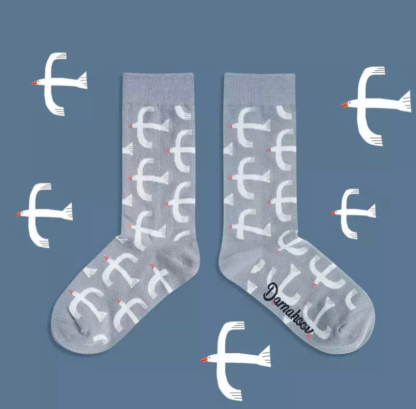 chaussettes mouettes mrcol SOX BIRD 019 23226188