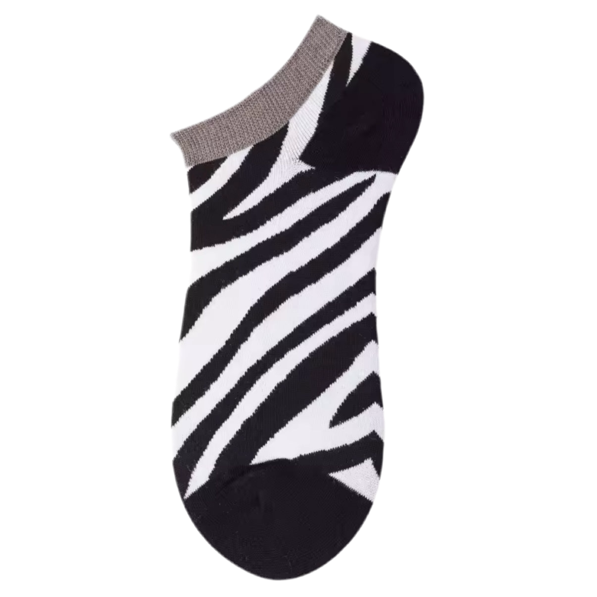 chaussettes courtes zebrees