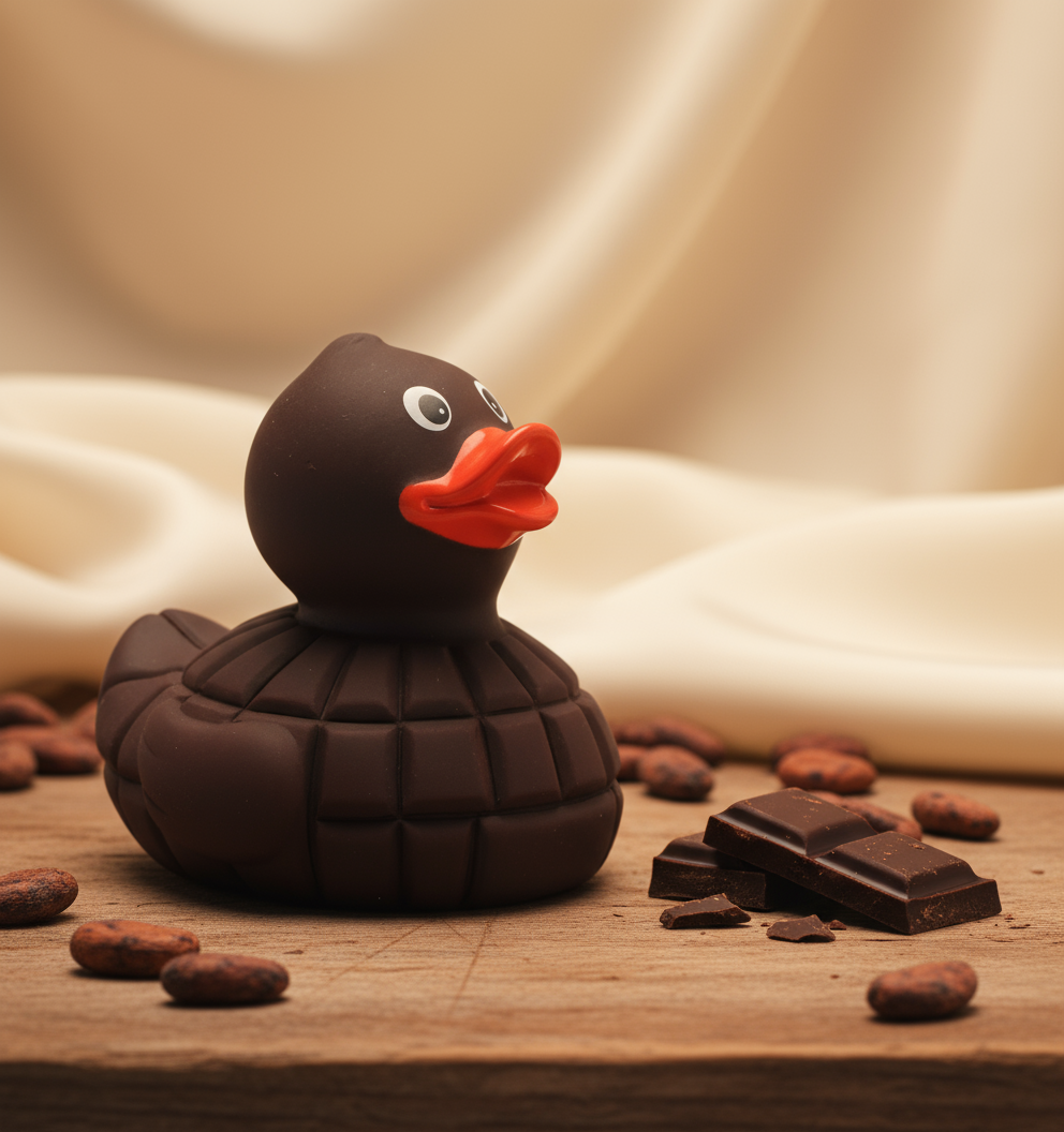 Barra de chocolate de pato