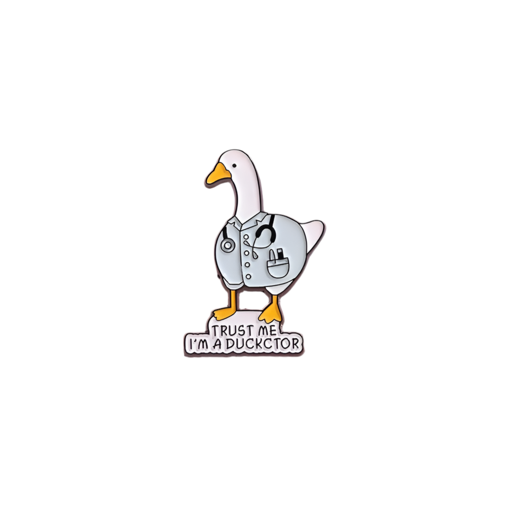 Pins Canard Ducktor Canard de Bain CoinCaillerie