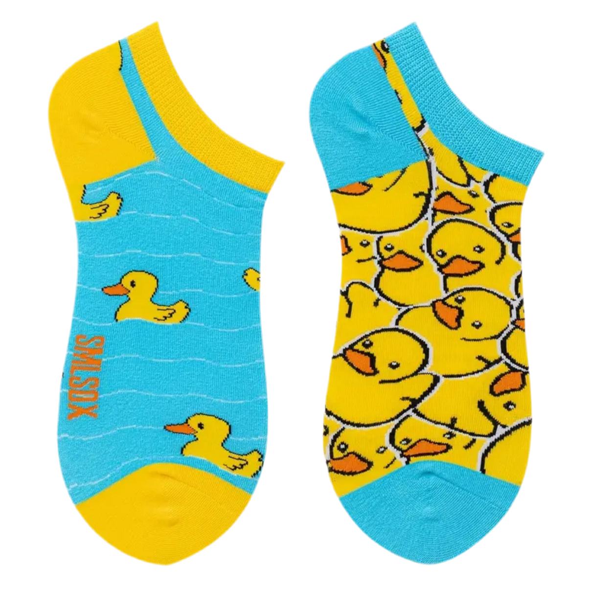 calcetines courtes depareillees patos