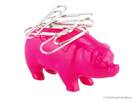 aimant a trombones cochon rose metalmorphose NGNG291 57466359