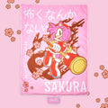 Couverture de pique-nique Sonic le Hérisson - Amy Rose Sakura