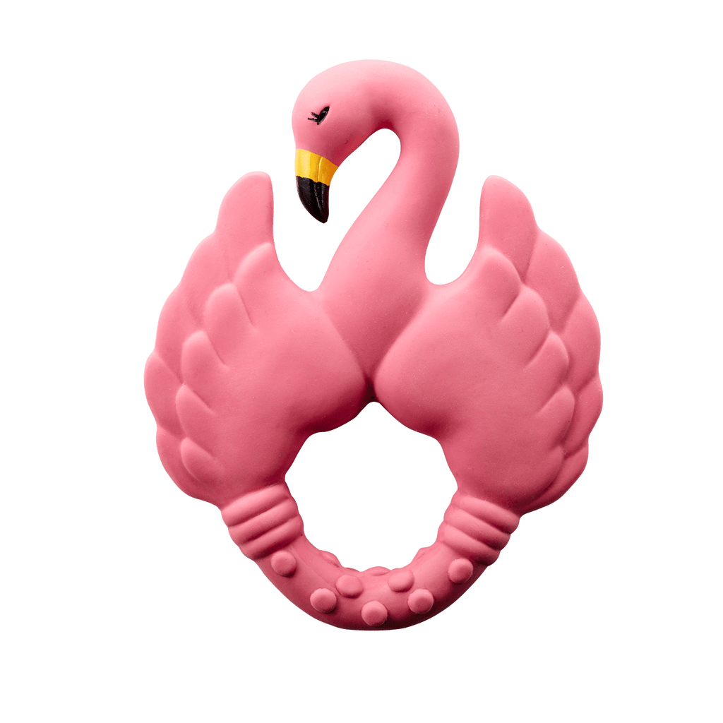 Anneau de Dentition Flamant Rose Natruba - OFCK.fr