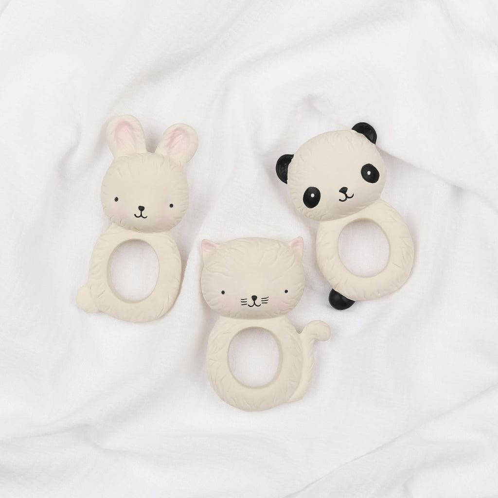 Anneau de dentition Lapin Blanc – vue 7 – A Little Lovely Company