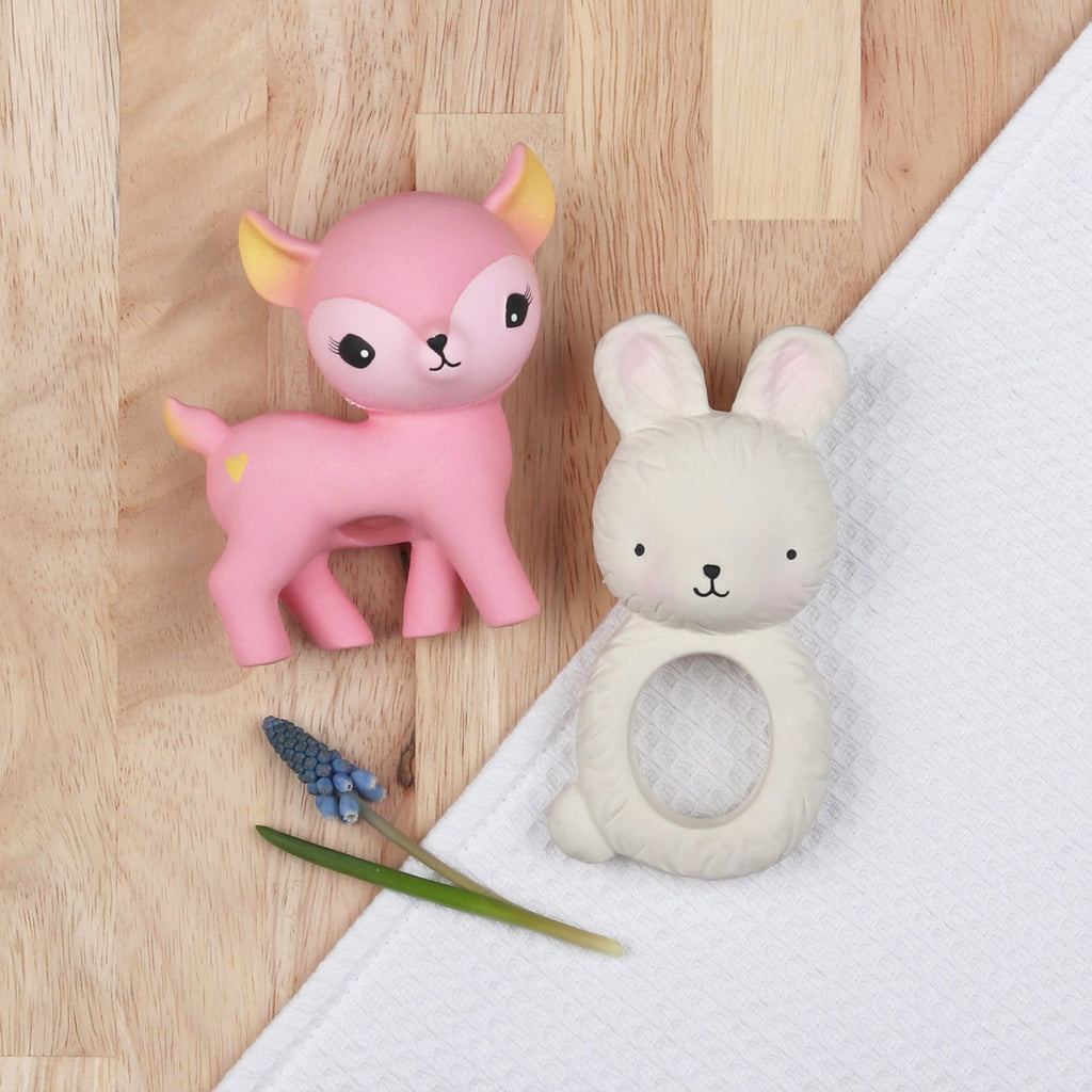 Anneau de dentition Lapin Blanc – vue 6 – A Little Lovely Company