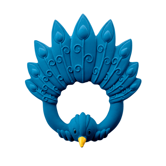 Anneau de Dentition Paon Bleu Natruba - OFCK.fr