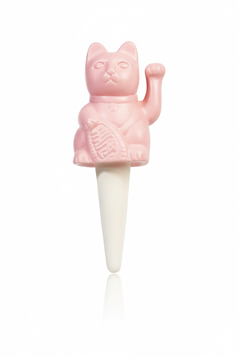 Arroseur Autonome Chat Chanceux Rose - le Chat Chanceux
