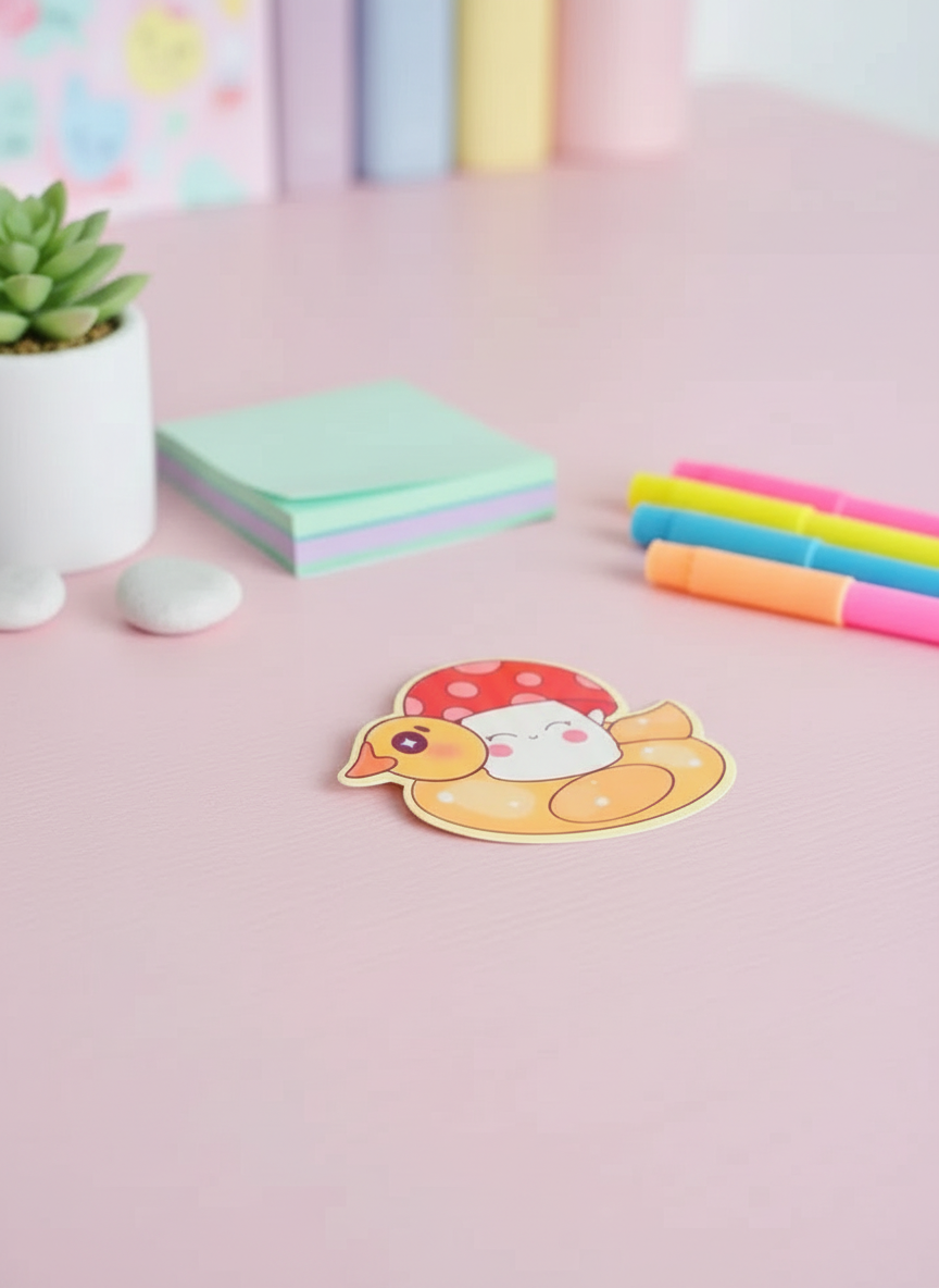 Adesivo del fungo della boa dell'anatra