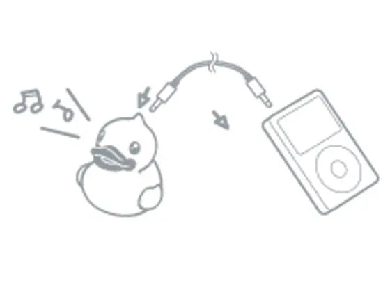 mini enceinte canard jaune b duck 