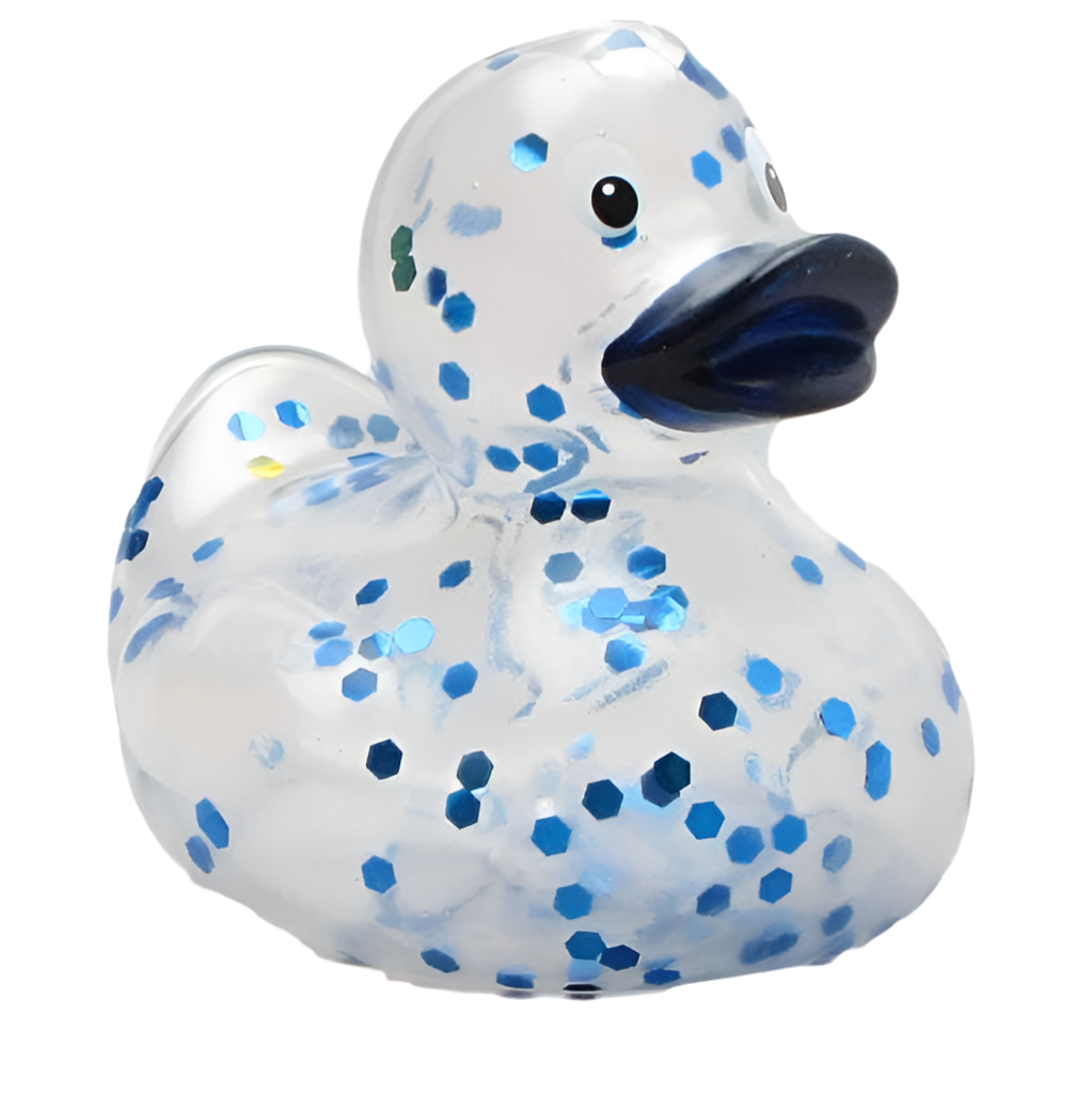 Canard Bleu à paillettes