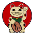 pins chat chanceux soleil levant lcc PIN LCC 004 65765708