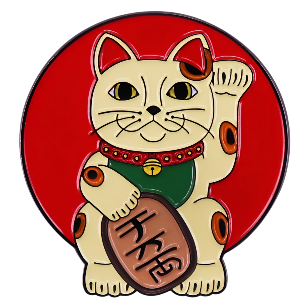 pins chat chanceux soleil levant lcc PIN LCC 004 65765708