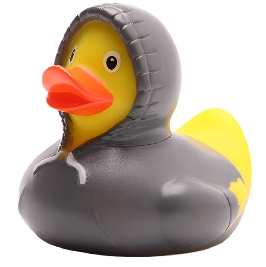 Mikina s kapucí Duck - šedá