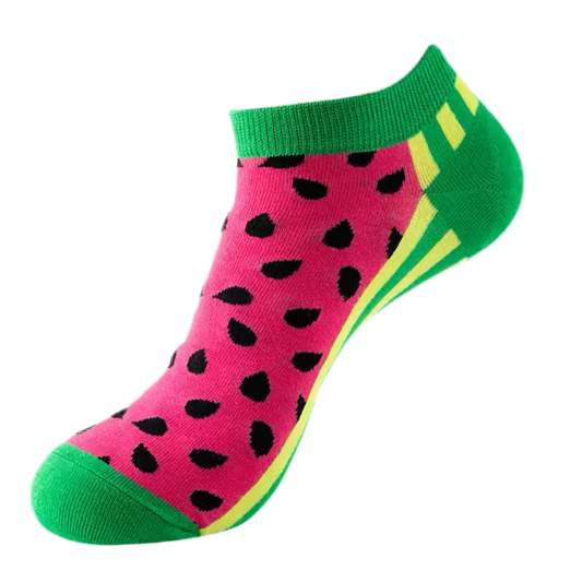 chaussettes courtes pasteque