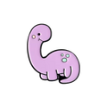 Kawaii Diplodocus Pin