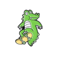pins crocodile skater