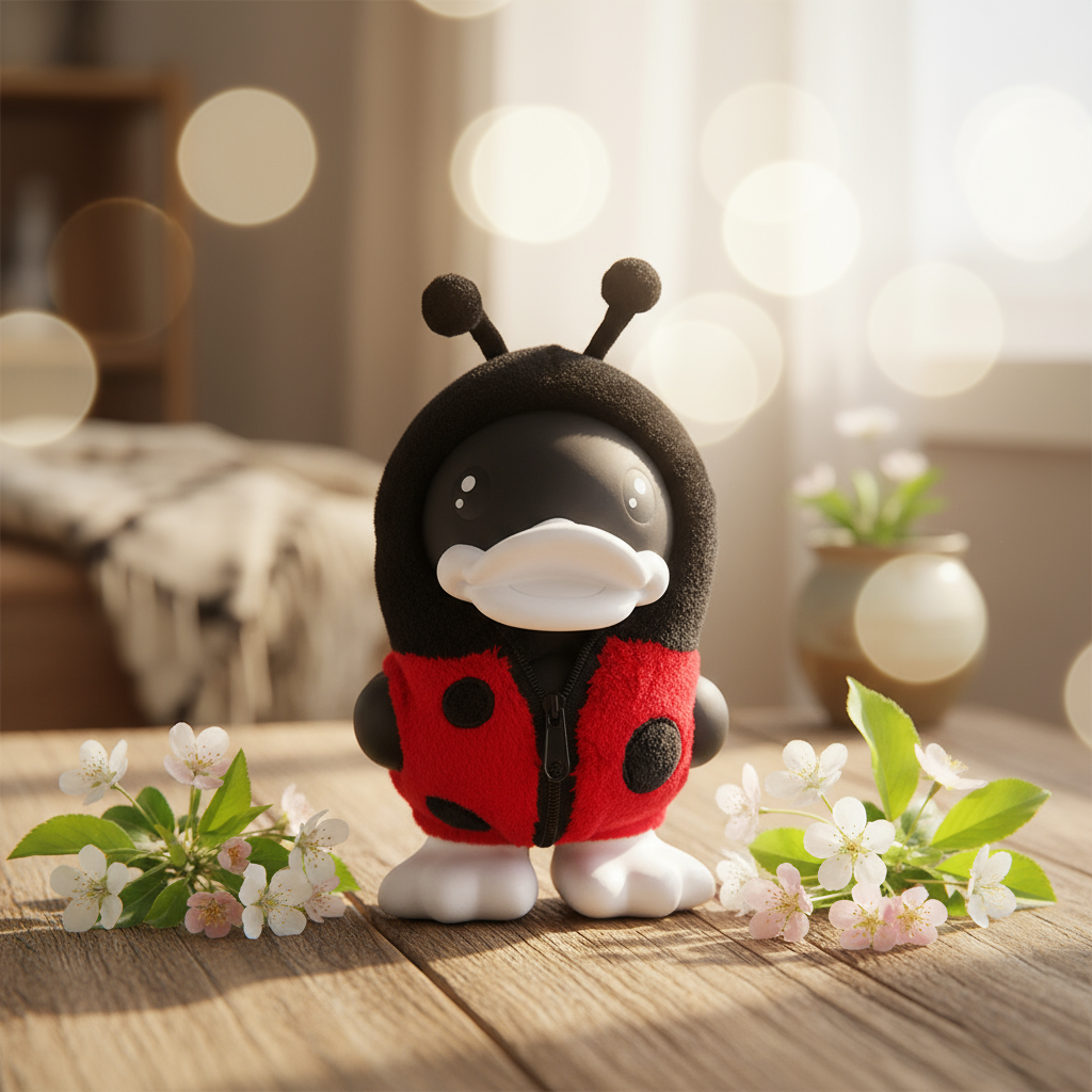 Tirelire Canard Coccinelle