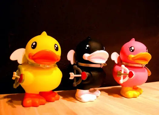 canard tirelire cupidon jaune b duck 