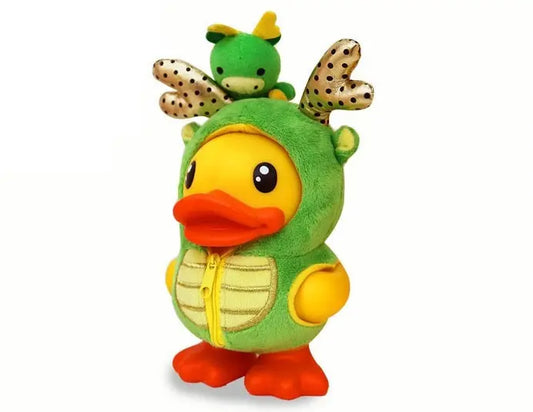 Tirelire Canard Dragon Vert B.Duck CoinCaillerie