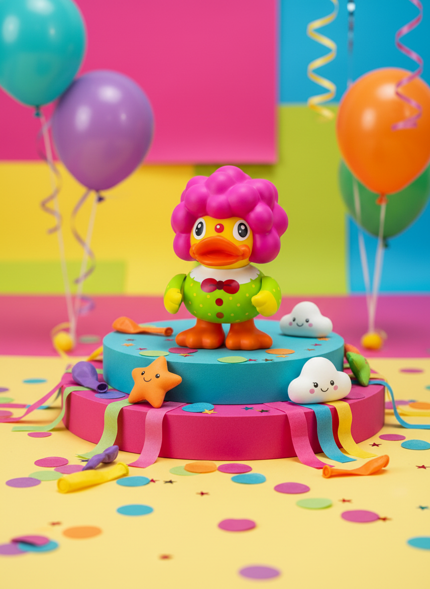 Sparschwein Clown-Ente