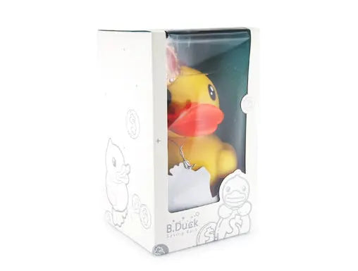 canard tirelire roi jaune b duck 