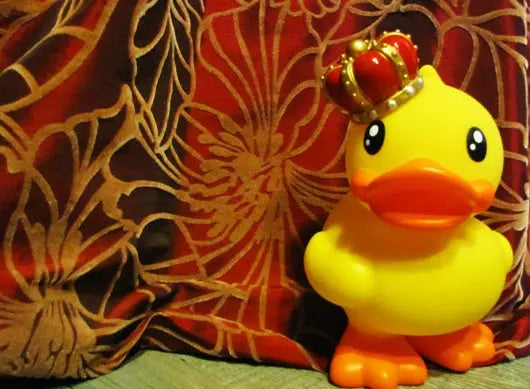canard tirelire roi jaune b duck 