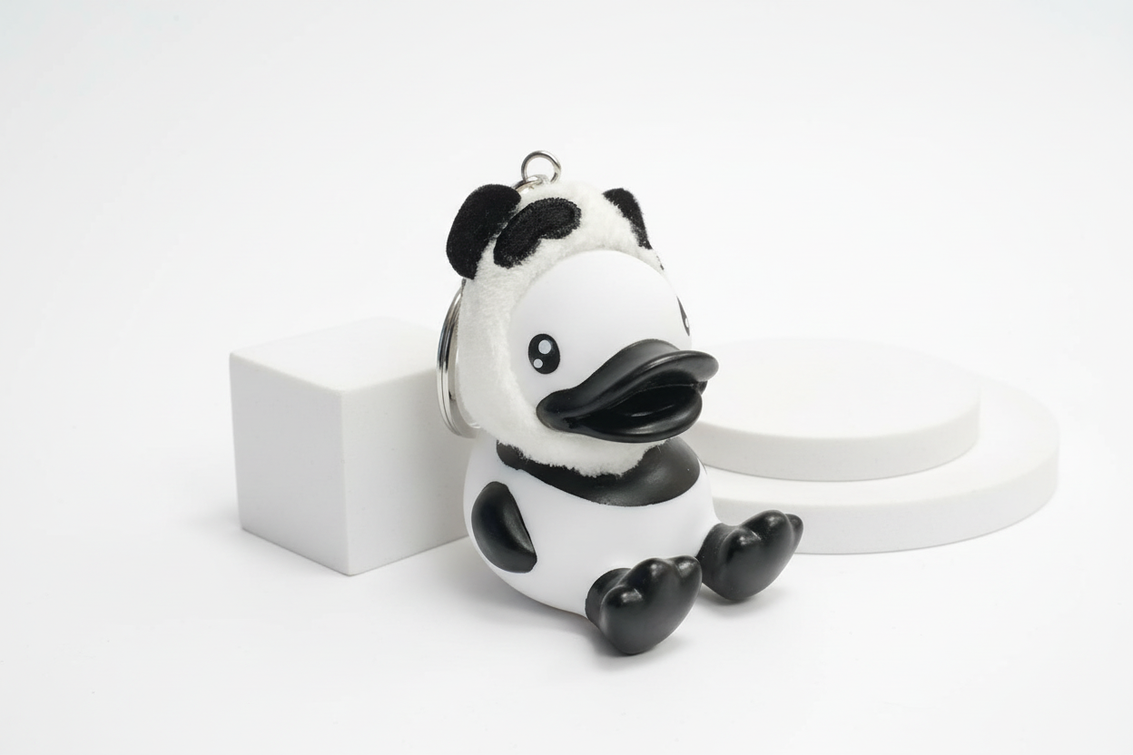Panda Duck kulcstartó