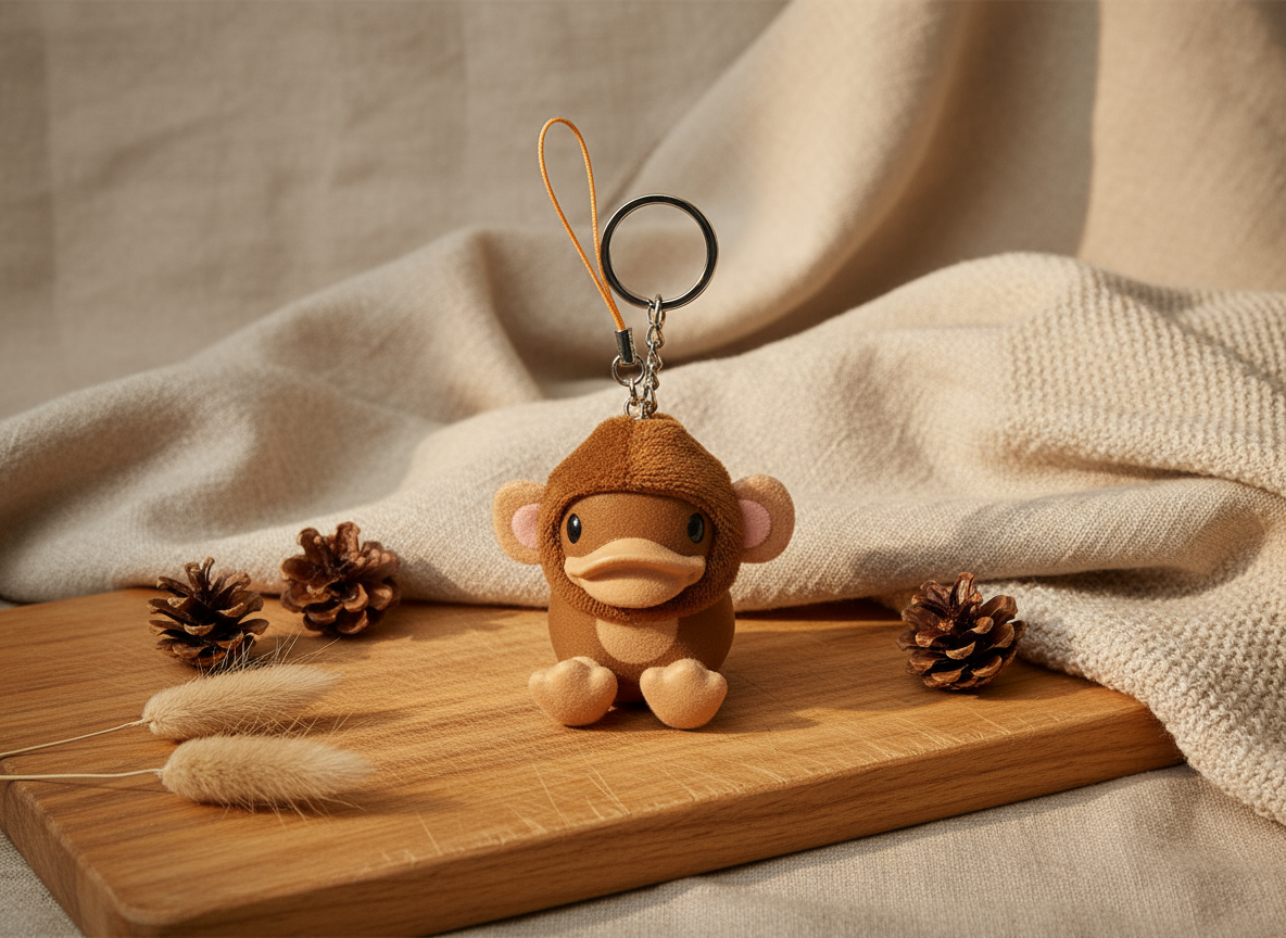 Duck Bear Keychain