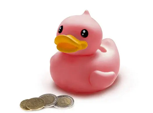 petite canard tirelire rose b duck 