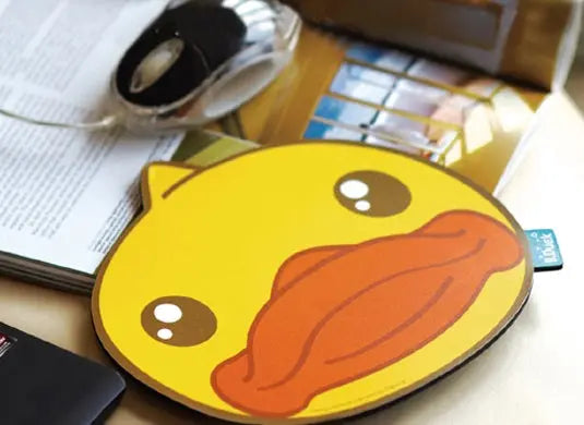 tapis de souris canard jaune b duck 