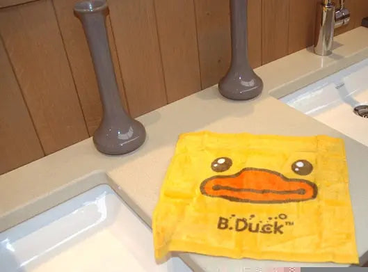 serviette a main canard b duck 