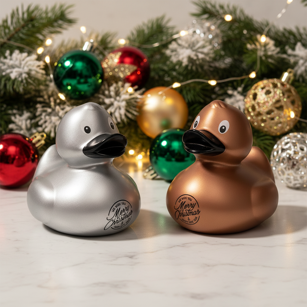 Duck Přejeme vám veselé Vánoce a šťastný nový rok