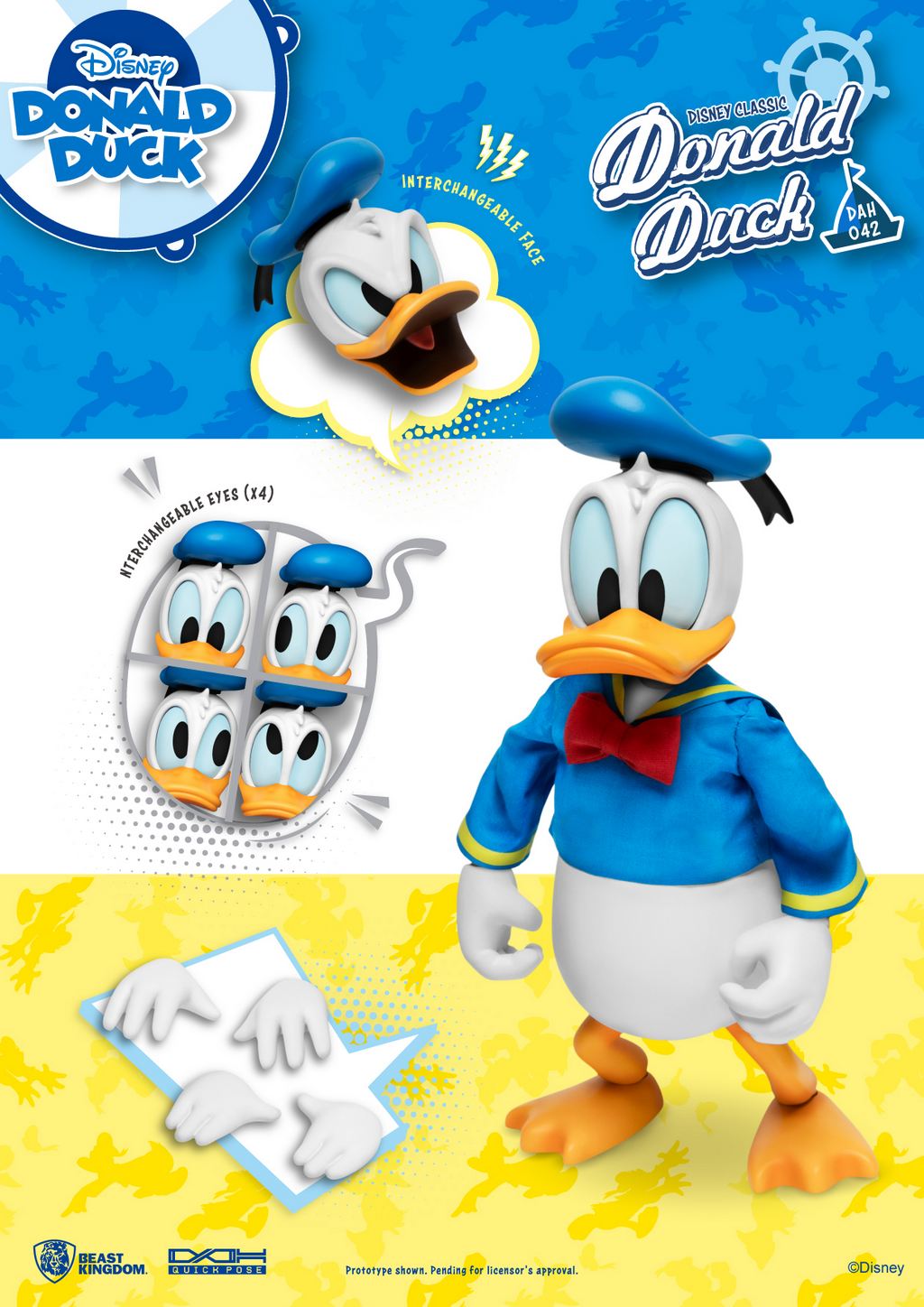 Donald Duck Disney Classic - Dynamic Action Heroes – vue produit 9