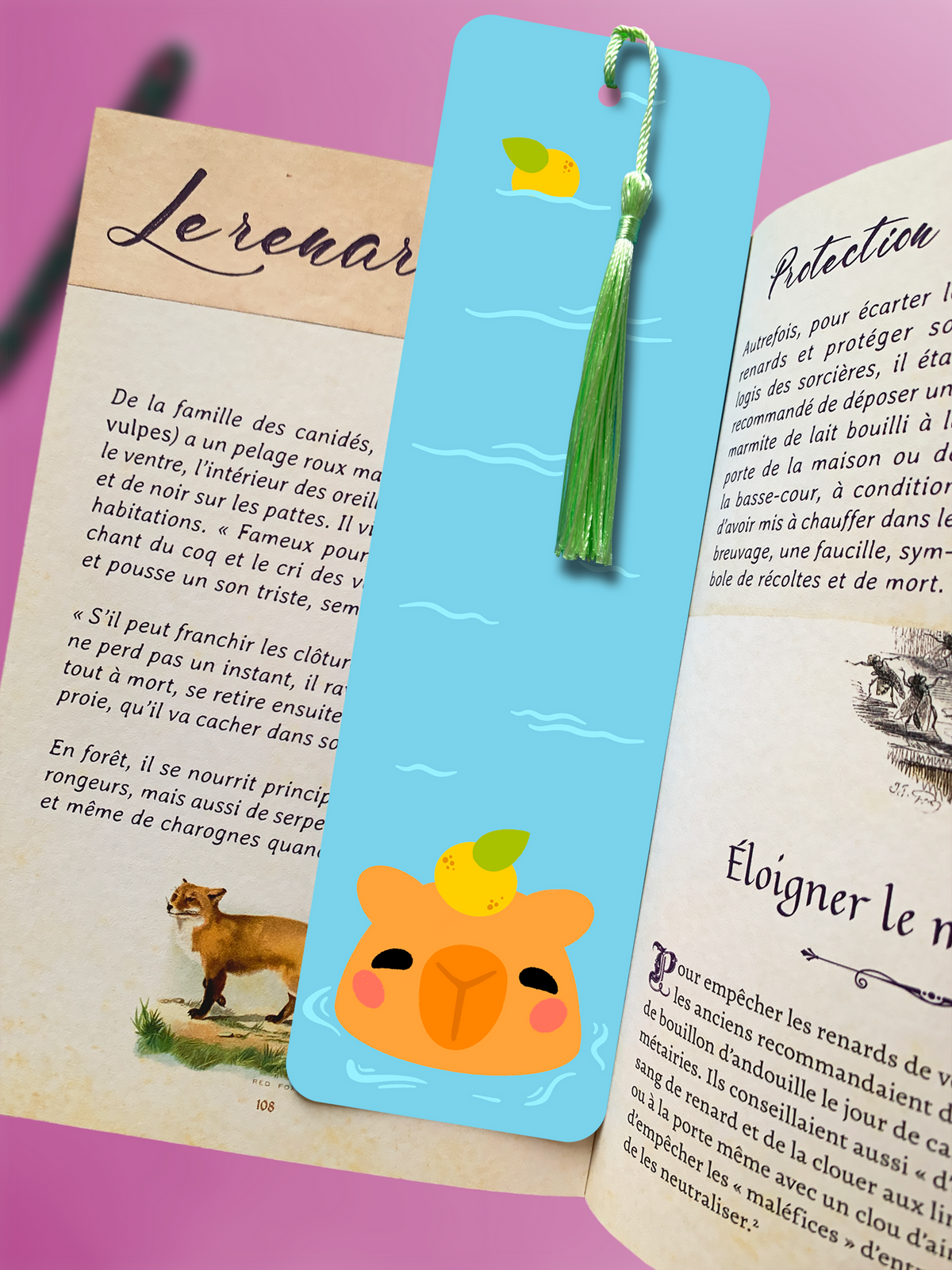 Capybara Onsen | Marque-Page — vue 4